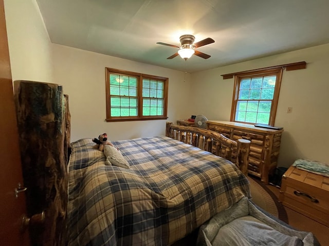 286 Hidden Hollow Farm Dr, Austin, PA 16720 - bedroom with ceiling fan