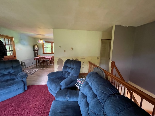 286 Hidden Hollow Farm Dr, Austin, PA 16720 - living area featuring wood finished floors