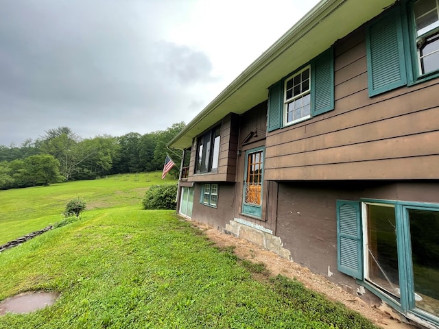 286 Hidden Hollow Farm Dr, Austin, PA 16720 - view of side of home with a yard