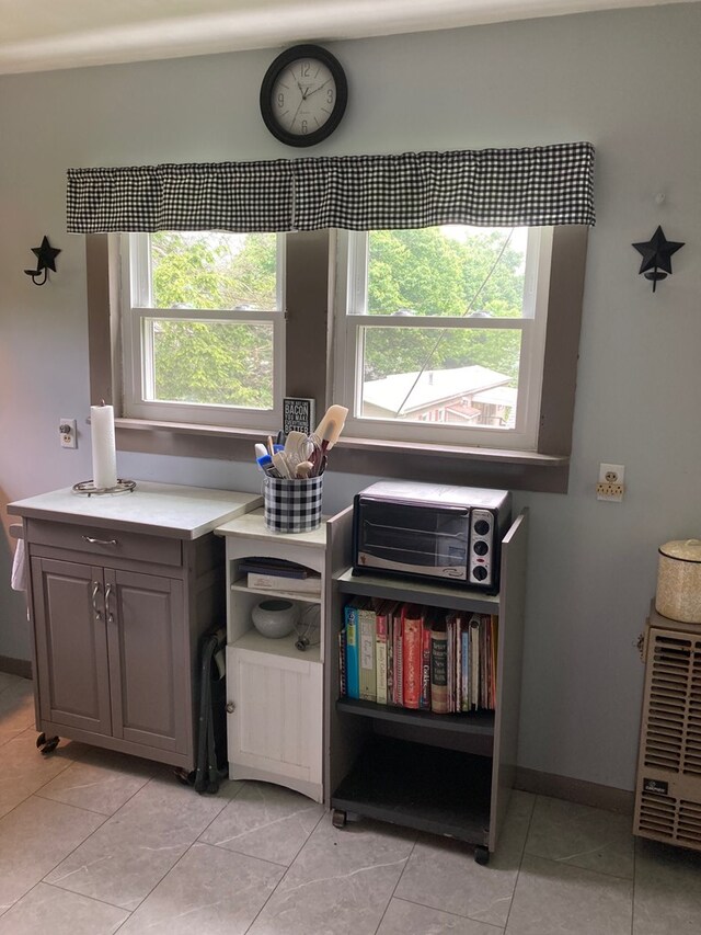 115 Pine St, Galeton, PA 16922 - kitchen featuring light countertops and light tile patterned floors