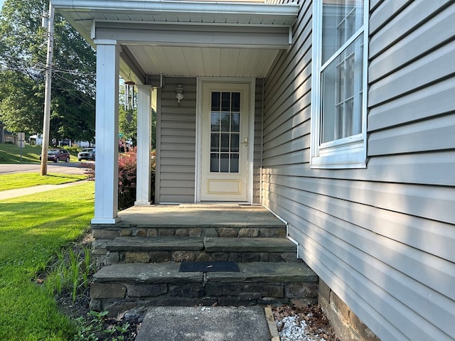 408 S E St, Coudersport, PA 16915 - property entrance with a lawn