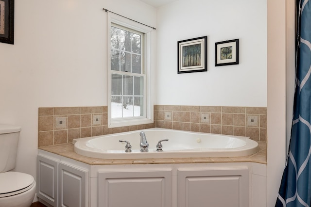 6270 Wolf Run Rd, Campbell-Savona, NY 14821 - bathroom featuring toilet and a bath