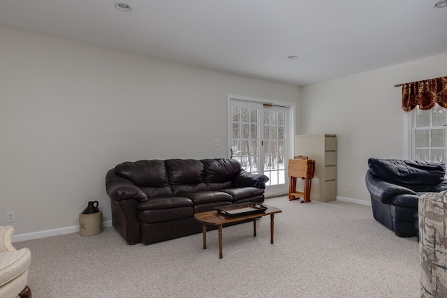 6270 Wolf Run Rd, Campbell-Savona, NY 14821 - living room featuring carpet flooring and baseboards