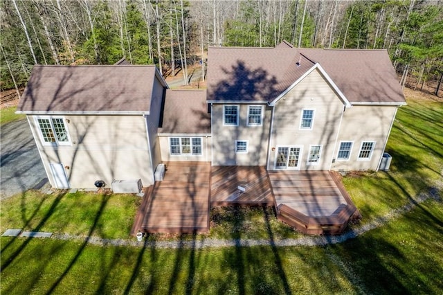 6270 Wolf Run Rd, Campbell-Savona, NY 14821 - view from above of property with a heavily wooded area