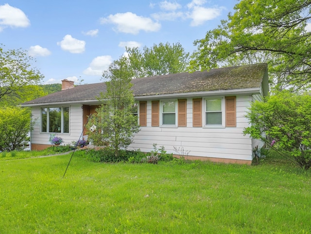 1972 Burnham Rd, Gillett, PA 16925 - single story home with a chimney and a front lawn