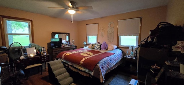 1972 Burnham Rd, Gillett, PA 16925 - bedroom featuring wood finished floors and a ceiling fan