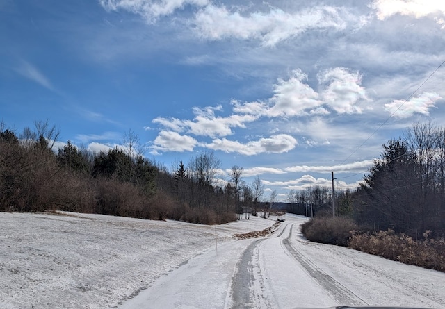 view of road