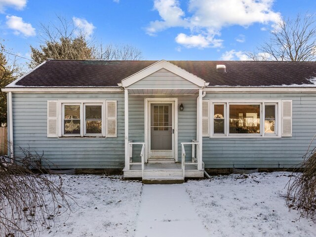 view of front of home