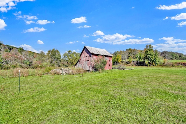20 Mill Creek Rd, Mansfield, PA 16933 - view of grassy yard featuring a barn and an outbuilding