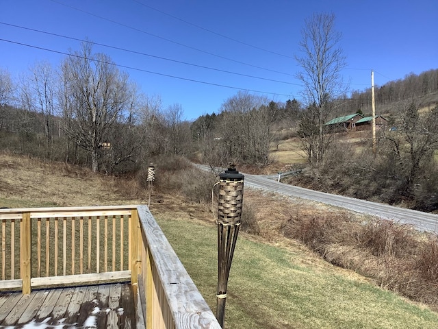 153 Zoerb Hollow Rd, Galeton, PA 16922 - exterior space with a wooden deck