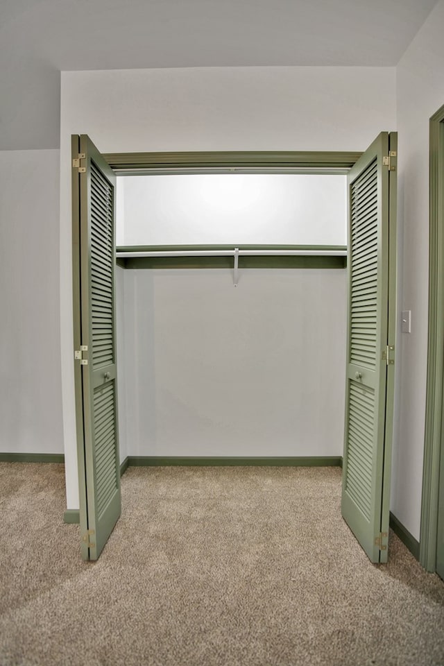 view of closet