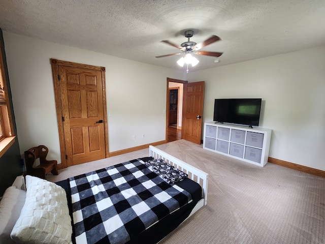 82 Cherry Tree Ln, Coudersport, PA 16915 - carpeted bedroom with baseboards and ceiling fan