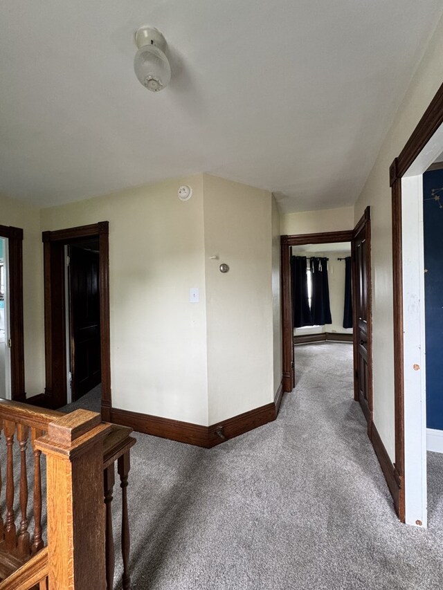 519 N Elk Ave, Kane, PA 16735 - hall featuring carpet floors and baseboards