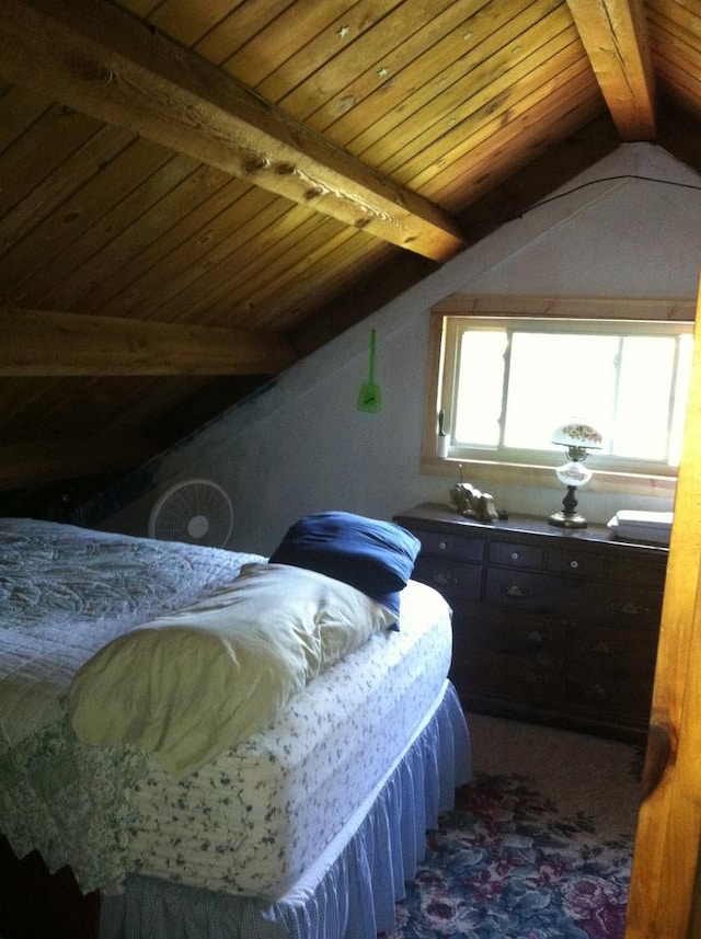 153 Pinneo Hill Rd, Oswayo, PA 16915 - bedroom with wooden ceiling