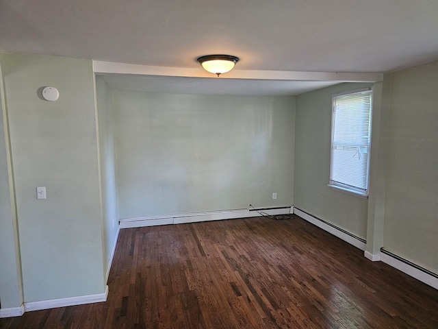 202 Cliff St, Montrose, PA 18810 - spare room featuring wood finished floors and baseboards
