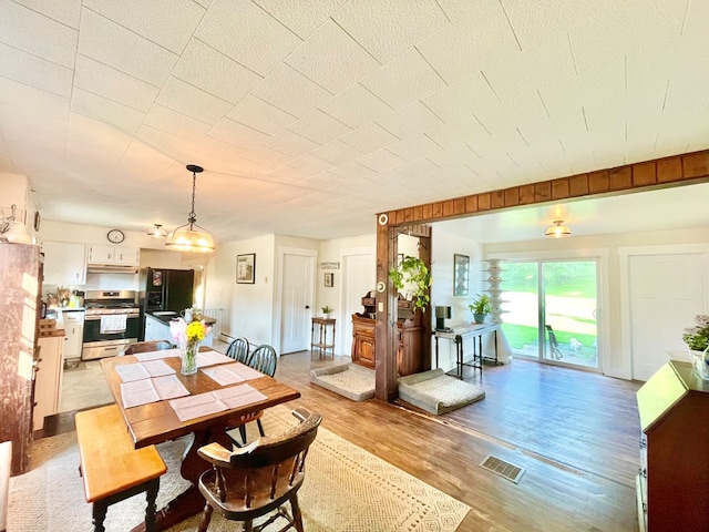 403 Horse Thief Run Rd, Wellsboro, PA 16901 - dining area with light wood-type flooring