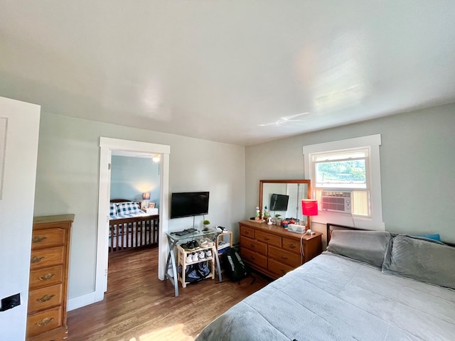 403 Horse Thief Run Rd, Wellsboro, PA 16901 - bedroom with wood finished floors and cooling unit