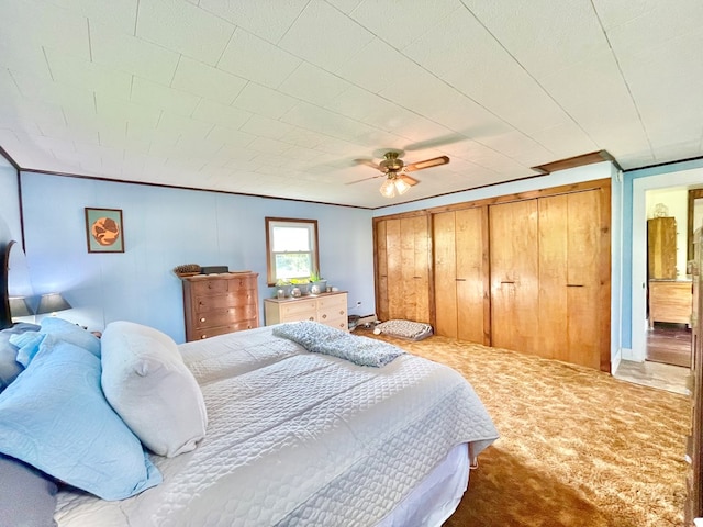 403 Horse Thief Run Rd, Wellsboro, PA 16901 - bedroom featuring carpet floors and a ceiling fan