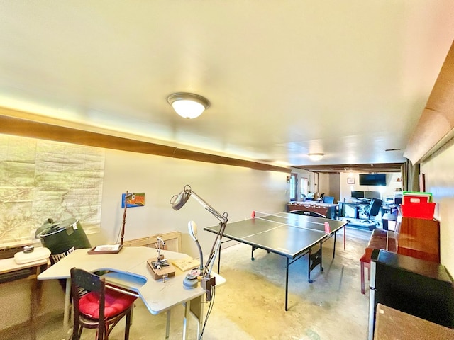 403 Horse Thief Run Rd, Wellsboro, PA 16901 - game room featuring concrete floors