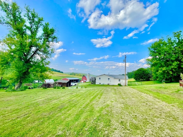 403 Horse Thief Run Rd, Wellsboro, PA 16901 - view of green lawn featuring an outdoor structure