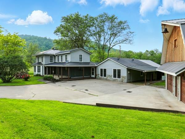 175 Rte 467, Wysox, PA 18854 - back of property with a lawn and driveway