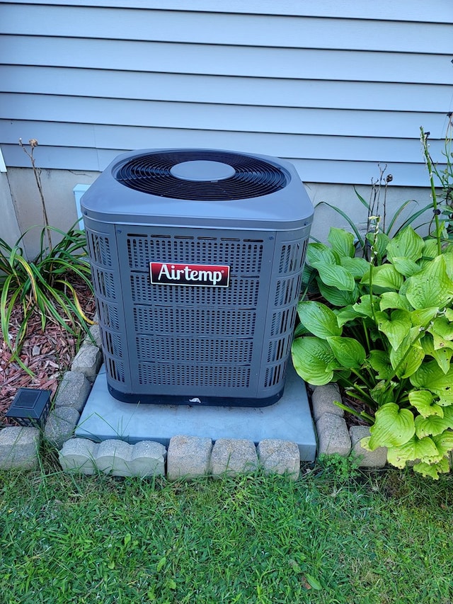 details featuring central AC unit