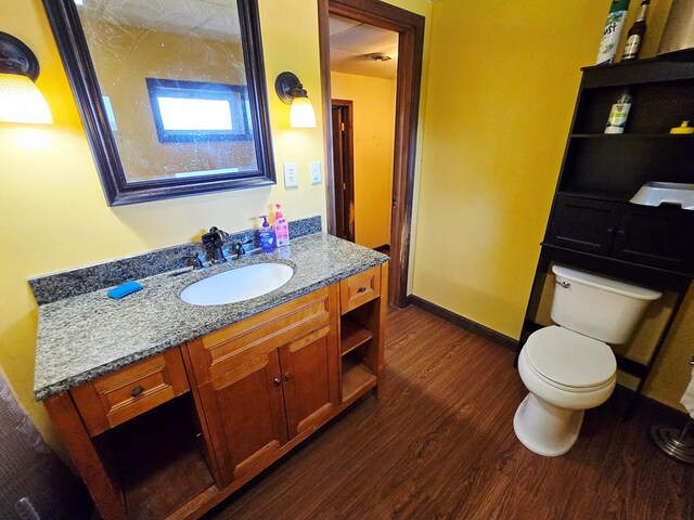 401 Valley View Rd, Wyalusing, PA 18853 - bathroom featuring wood finished floors and vanity