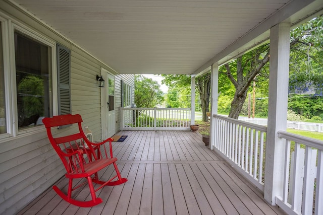 315 Old Tioga St, Wellsboro, PA 16901 - view of wooden porch