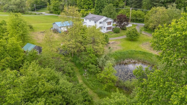 315 Old Tioga St, Wellsboro, PA 16901 - aerial view of property and surrounding area featuring a heavily wooded area