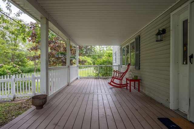 315 Old Tioga St, Wellsboro, PA 16901 - view of wooden porch