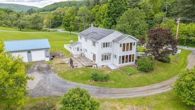315 Old Tioga St, Wellsboro, PA 16901 - view from above of property with a heavily wooded area