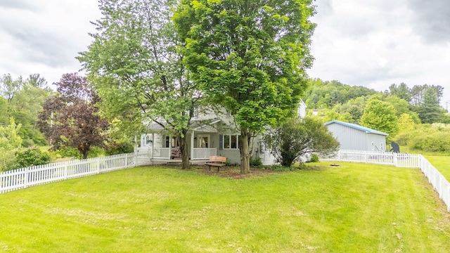 315 Old Tioga St, Wellsboro, PA 16901 - view of yard featuring covered porch