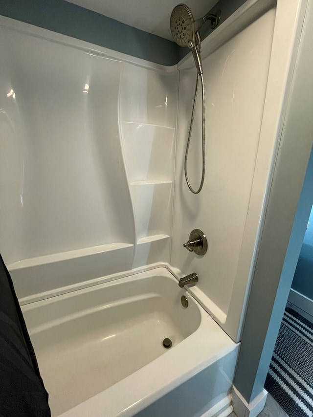 bathroom featuring shower / tub combination