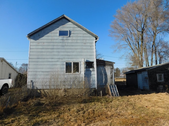 view of side of property