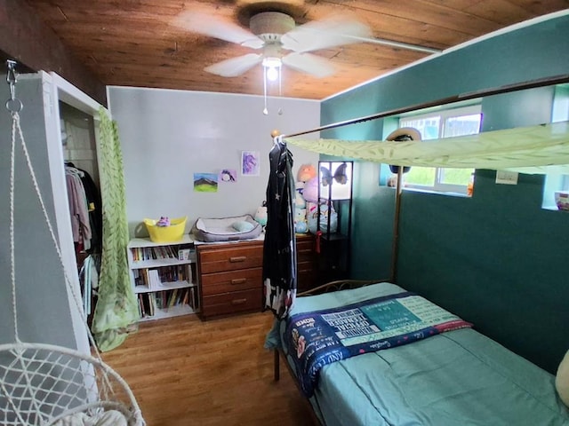 47 Alpine Dr, Athens, PA 18810 - bedroom featuring wood ceiling and wood finished floors