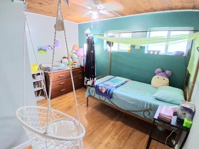 47 Alpine Dr, Athens, PA 18810 - bedroom featuring wood finished floors and wooden ceiling