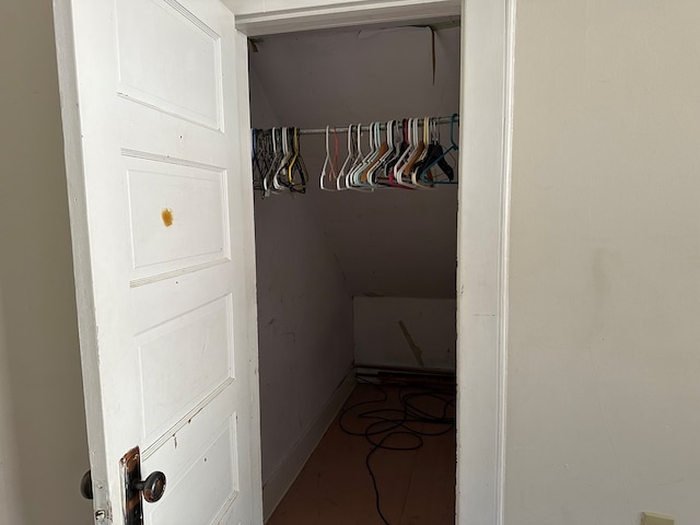 view of closet