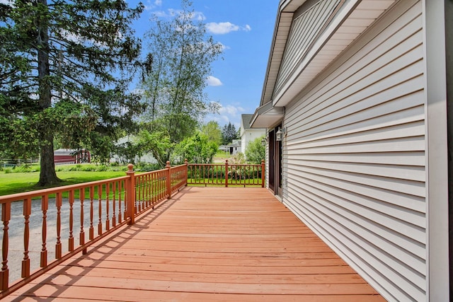 67 W Ave, Wellsboro, PA 16901 - view of wooden terrace