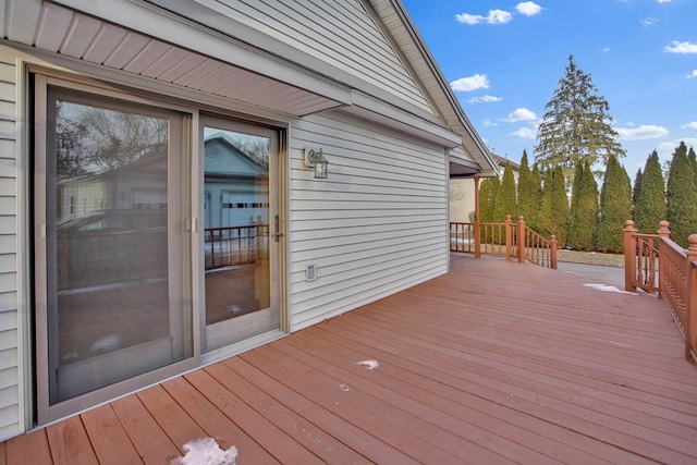 view of deck