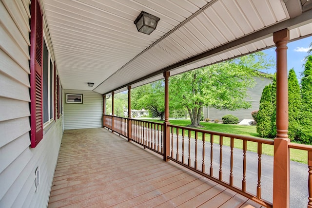 67 W Ave, Wellsboro, PA 16901 - view of wooden porch