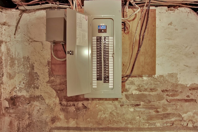 utility room featuring electric panel