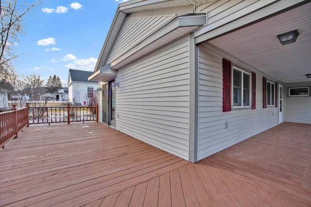 view of deck