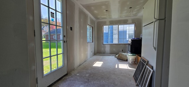 entryway with a wealth of natural light