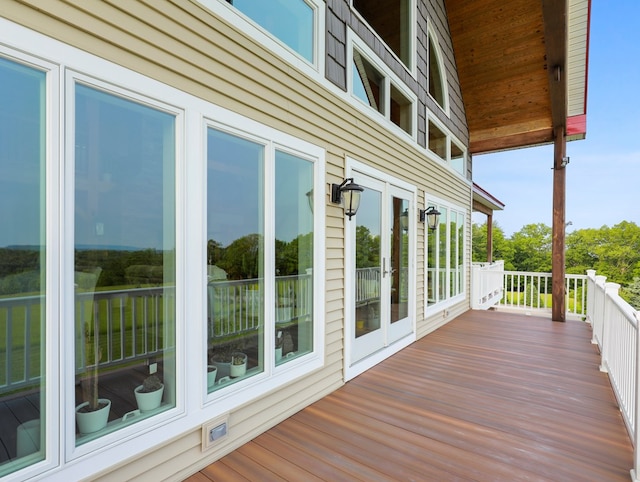 4535 Covered Bridge Rd, Ulster, PA 18850 - view of wooden terrace