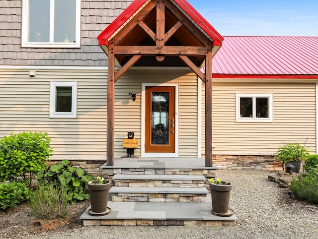 4535 Covered Bridge Rd, Ulster, PA 18850 - entrance to property featuring metal roof
