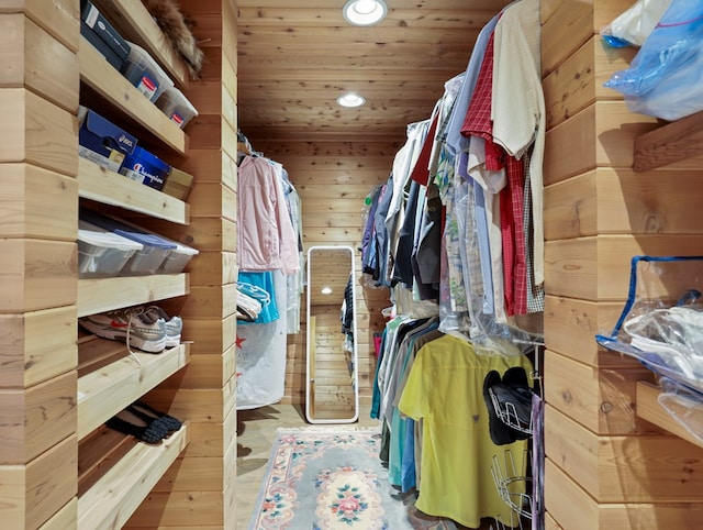 4535 Covered Bridge Rd, Ulster, PA 18850 - spacious closet featuring wood finished floors