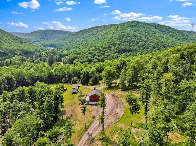 5284-A Rte 6 W, Ulysses, PA 16948 - view from above of property with a forest and mountains