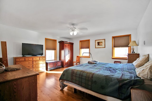 5284-A Rte 6 W, Ulysses, PA 16948 - bedroom featuring light wood-style flooring and ceiling fan