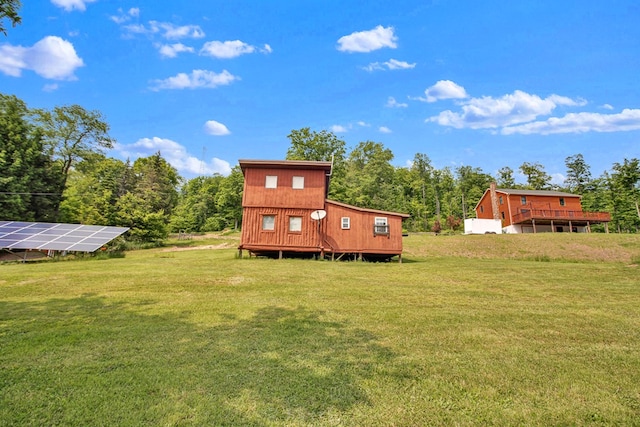 5284-A Rte 6 W, Ulysses, PA 16948 - view of grassy yard featuring a deck