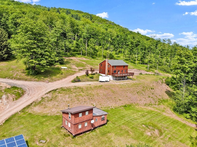 5284-A Rte 6 W, Ulysses, PA 16948 - aerial view of property and surrounding area with a heavily wooded area